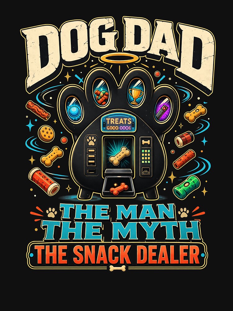 Dog Dad The Man The Myth The Snack Dealer by SoyLamderma