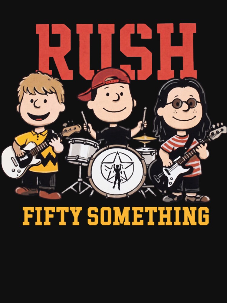 RUSH Fifty Something Cartoon Style - Rush Band by AmetheaVex
