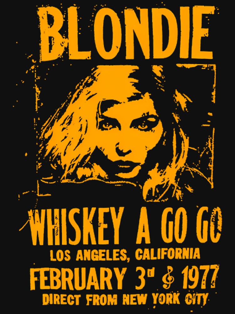 Vintage Blondie Music Whiskey A Go Go by jobubrhelz