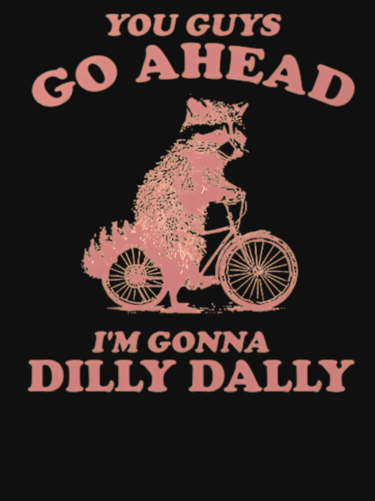 Cute Raccoon Street Cat Dilly Dally by Eversoles