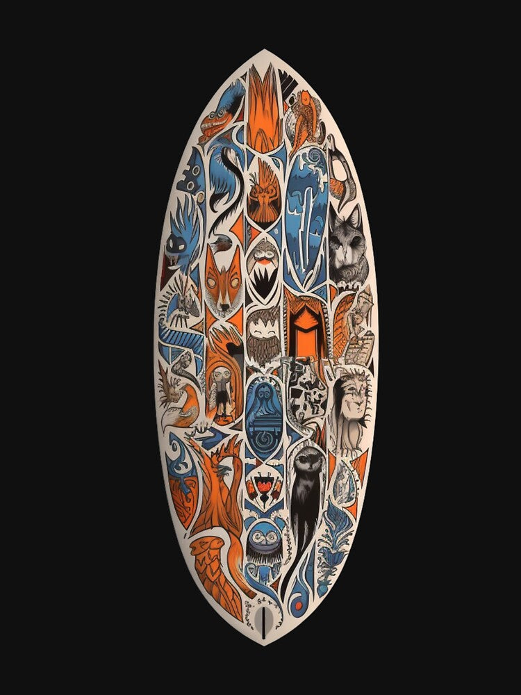 Color surfing board by HarriPaloma