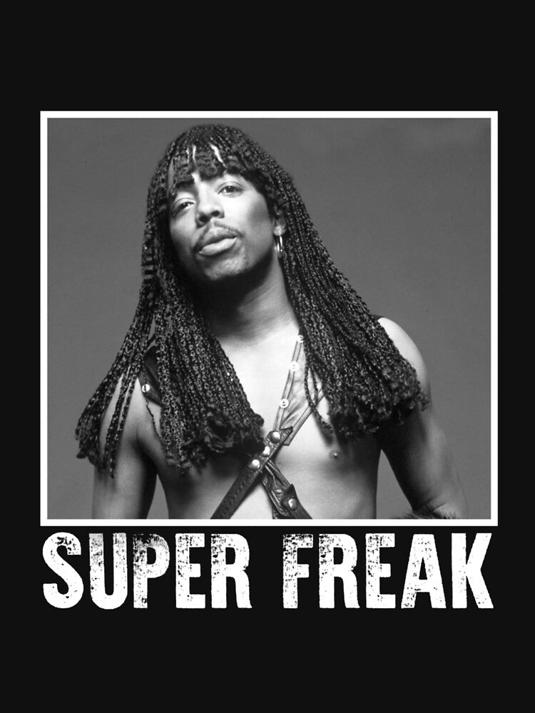 Rick James Super Freak Classic Funk Music Retro Shirt by MarcelaR12