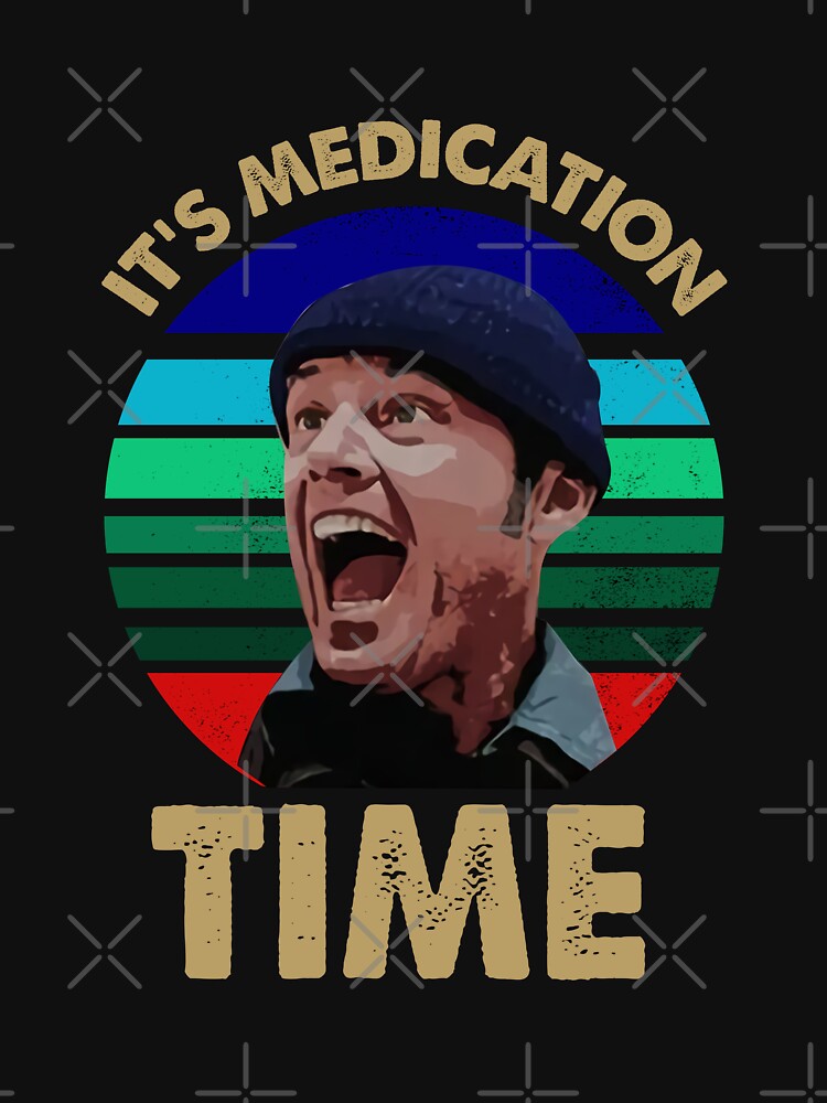 It's Medication Time Shirts, Randle McMurphy One Flew Over The Cuckoo's Nest Shirt, Custom Shirt, 70s Vintage Retro Movie T Shirt by newillcheryp