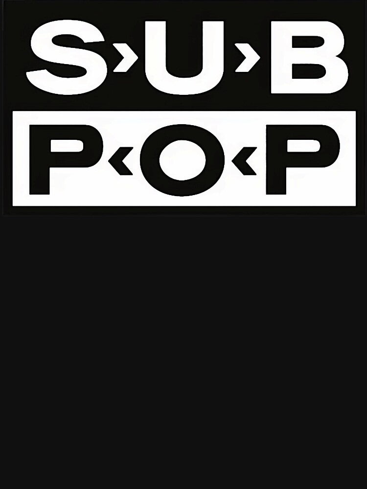 Sub Pop Logo Record Funny Graphic by CedricHo