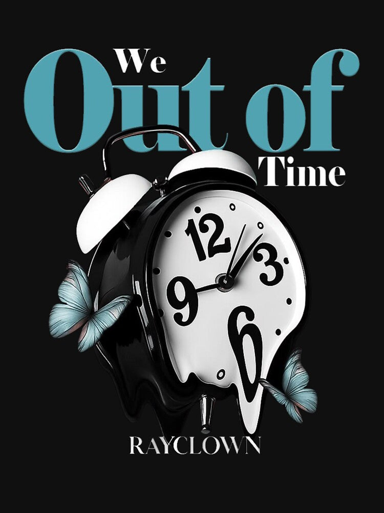 Out of Time Melting Clock Aesthetic by Studioartwork