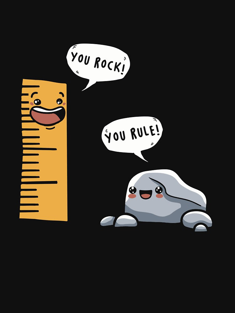 You Rock You Rule Pun Funny Joke Fun Gift by Lenny Stahl