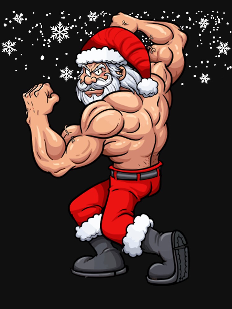 Fitness Santa Christmas Gym by Raiseofwoman