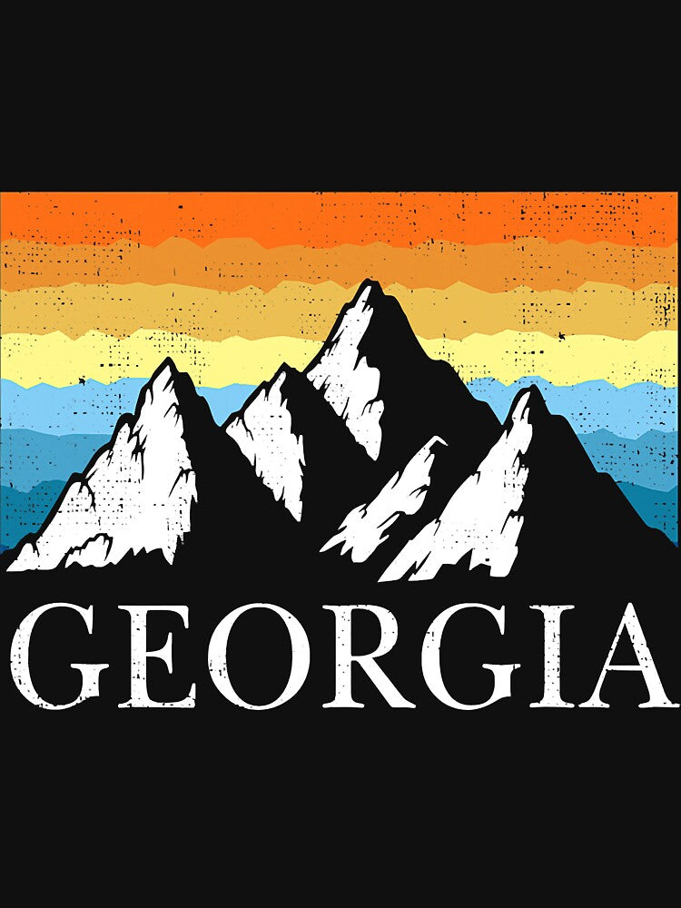 Georgia Vintage Brasstown Bald by VsheetArt