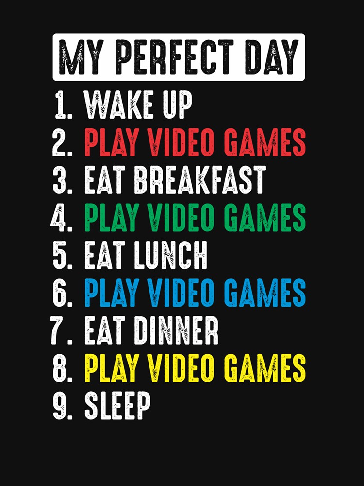 My Perfect Day Video Games by taaddison50