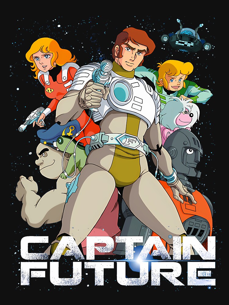 Captain Future Retro Cartoon by Kanchuka94