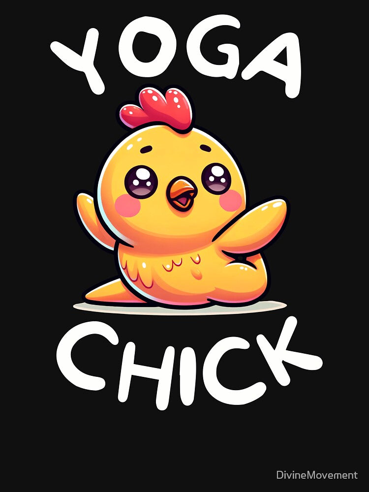 Chicken Yoga Girlie Joke by DivineMovement