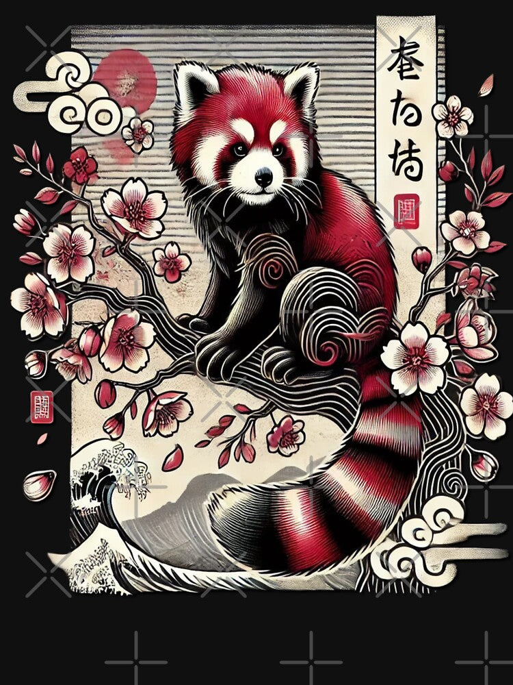 red panda bear by EuropeanPrints