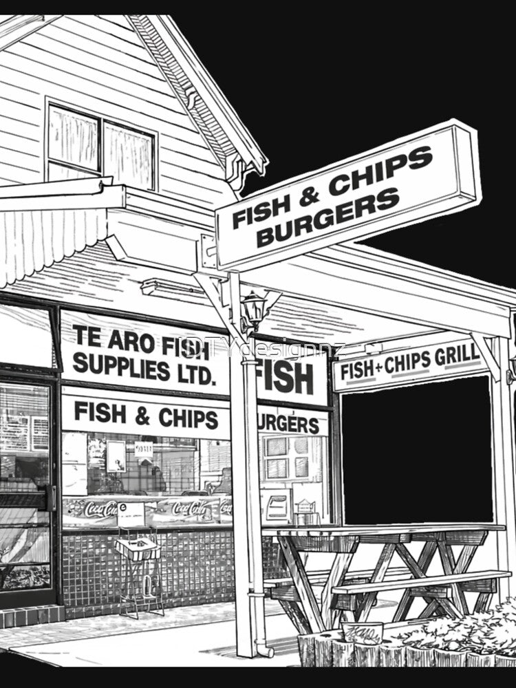 New Zealand Fish & Chip Shop Wellington by IDTYdesignnz