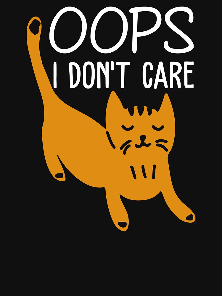 Funny Cat - I Don't Care by SunsetGloww