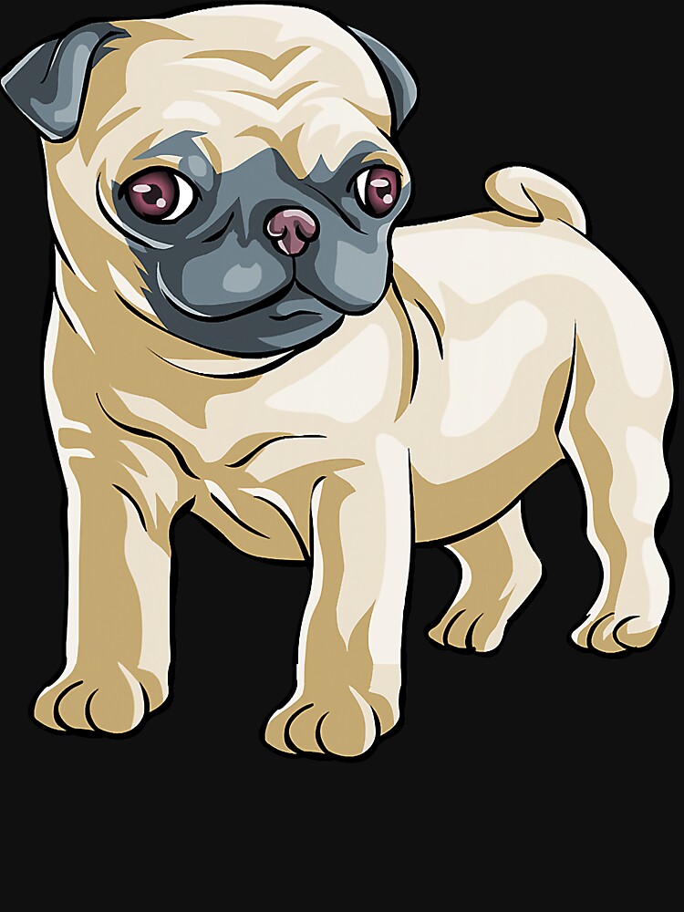 Pug Funny Pet Lover Dog Lover by HenningMadsen
