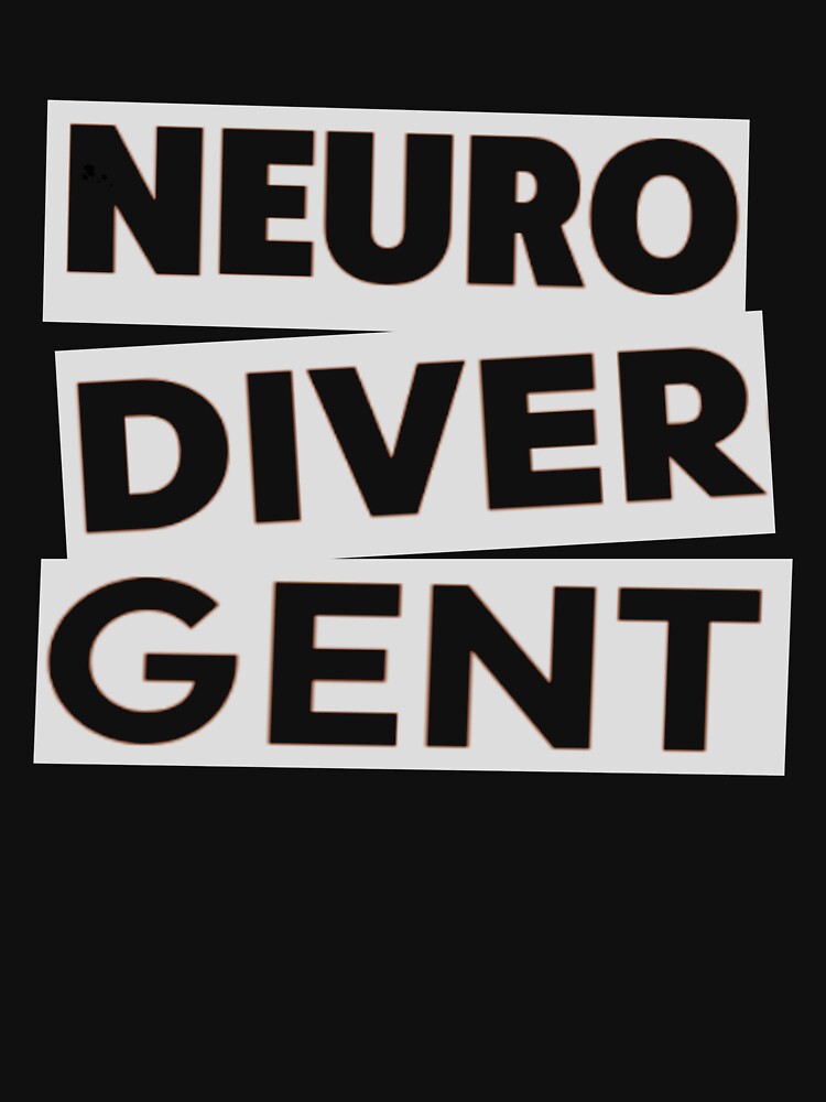 Neurodivergent Ransom Note Typography by weirdove