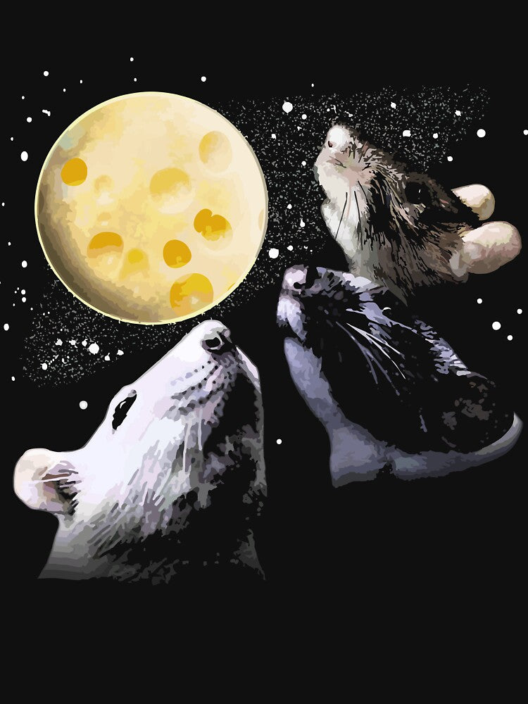 Three Rat Moon by ratkingshirts