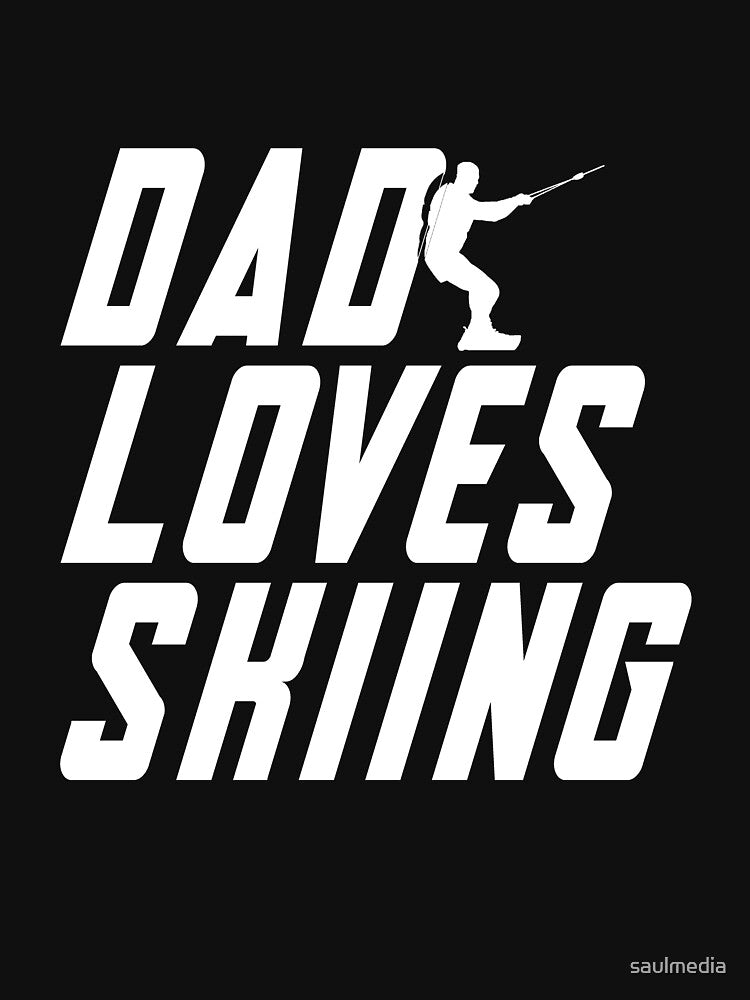 Dad Loves Skiing by saulmedia