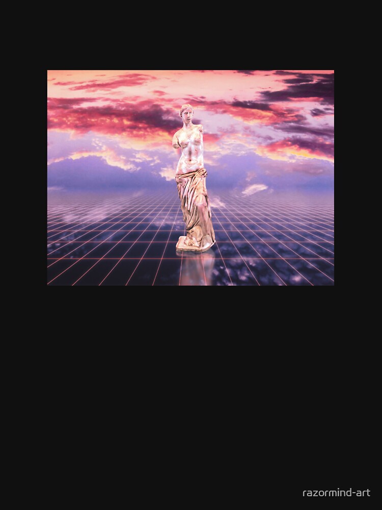 Vaporwave statue 性交としての美学 by razormind-art
