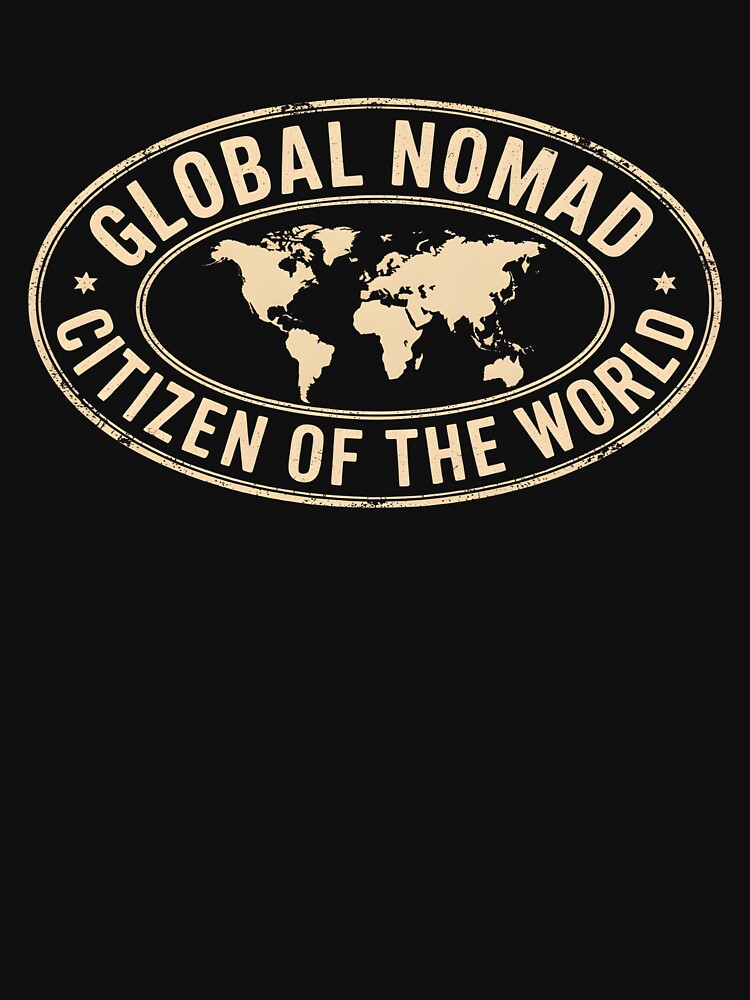 Global Nomads Passport Stamp – Citizen of the World Design by 404wearpl