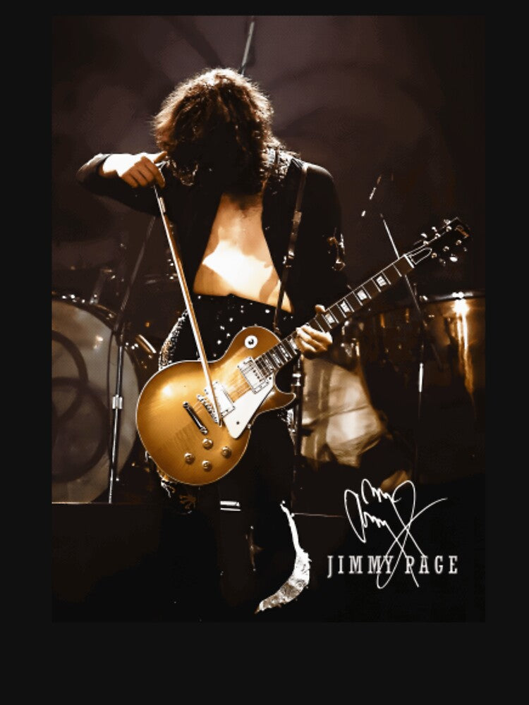 Jimmy Page Vintage 80s by Moutamid22art