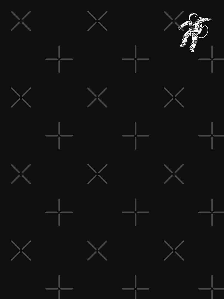 Small Astronaut Lost in Deep Space Gravity Minimalist by Tobe Fonseca by Tobe Fonseca®