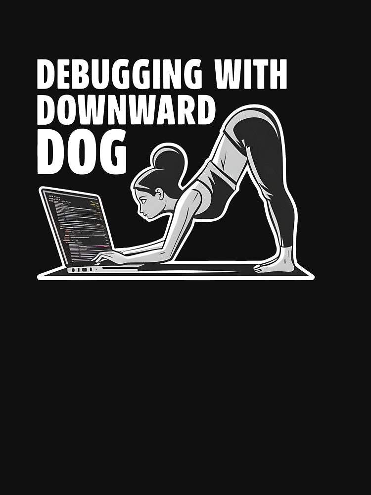 Funny Yoga & Software Developer by HeadTurningArt