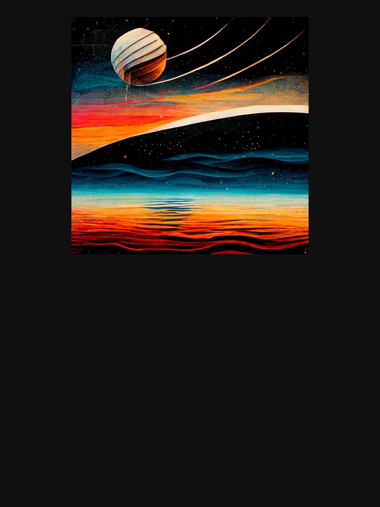 Galaxy Street Art Decoration Colorful Futuristic Gift by LADistrictGarb