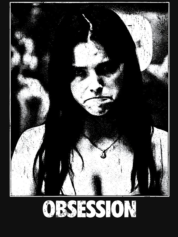 Vintage Obsession Movie Frowning Nikki Horror Graphic T-Shirt by Doptlavia