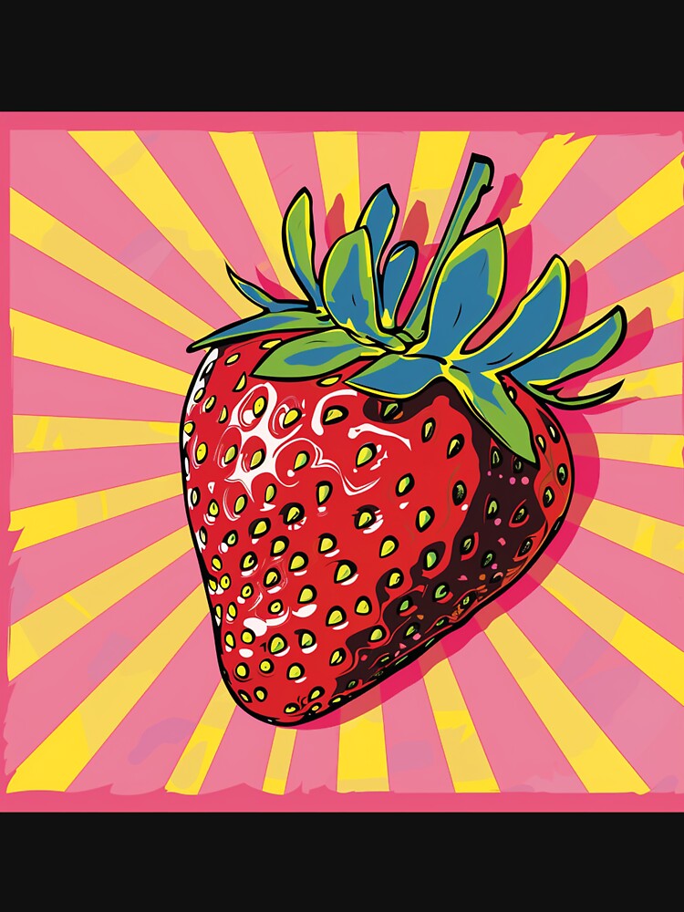 Strawberry Pop Art 4 by AstroRisq