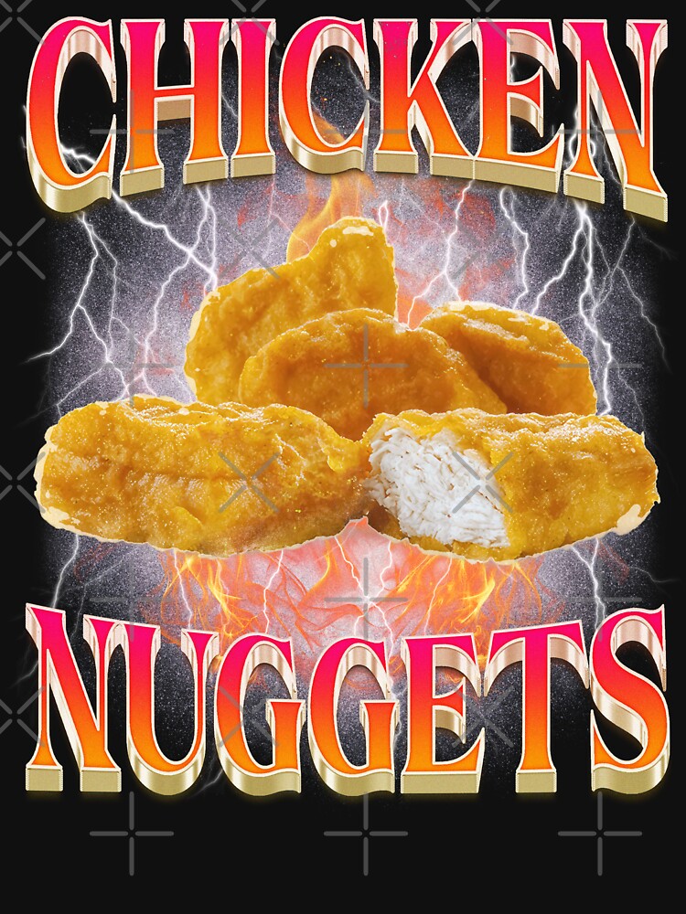 Funny Chicken Nuggets Bootleg 90s Vintage by BelkaMd