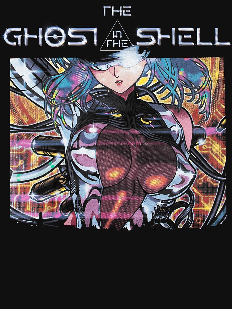 Ghost In The Shell Cyberpunk Anime Fan by Glow-Paw-Studio