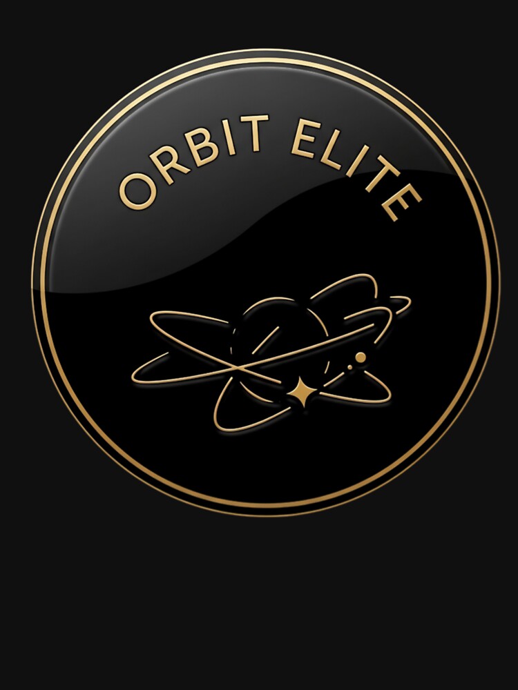 Orbit Elite – Minimalist Space Badge Design | Premium Cosmic Lifestyle Aesthetic by Altair_