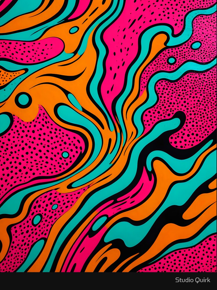 Copy of 80s style vibrant pattern by Studio Quirk