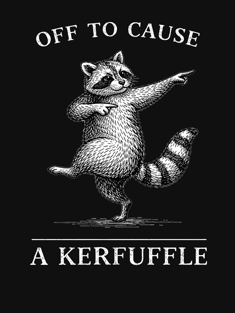 Off To Cause A Kerfuffle - Raccoon by Lichtisign
