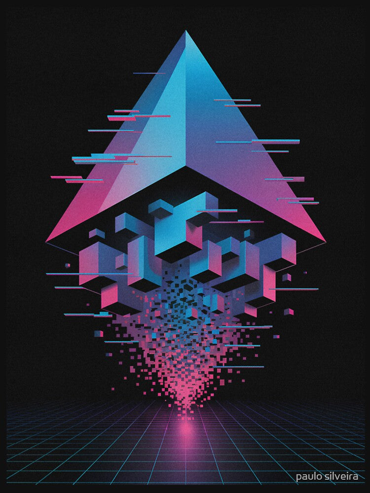 Geometric  3D Chaos – Abstract Digital Art by paulo silveira