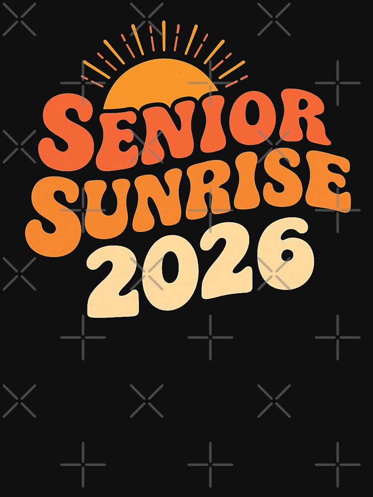 Retro Senior Sunrise 2026 High School Class of 2026 by first-shirt ⭐ ⭐ ⭐ ⭐ ⭐