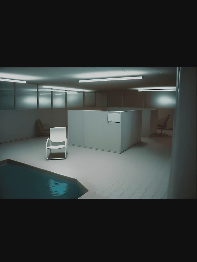 Liminal Space Empty Room Chair by xvgfvhhuc79