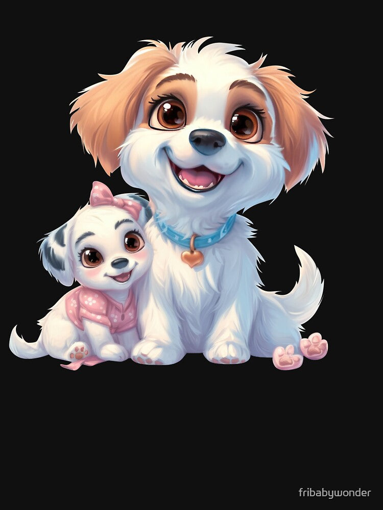 Cute mother dog and puppy! by fribabywonder