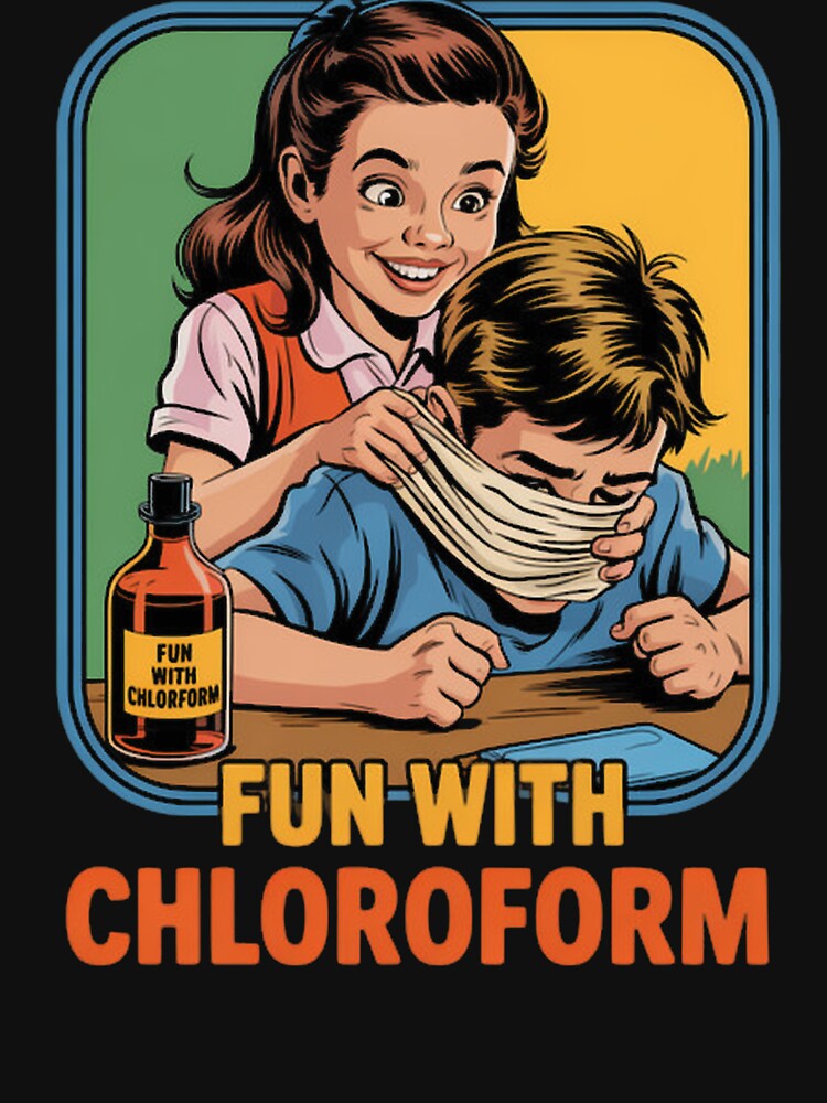 Chloroform Funny Dark Humor Sarcastic by Raaziya