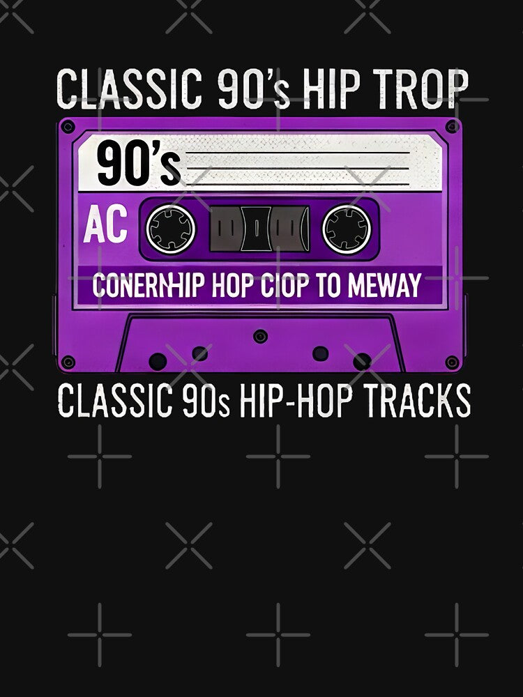 Retro Hip Hop Graphic | Purple Tape #437 by vespira-motion