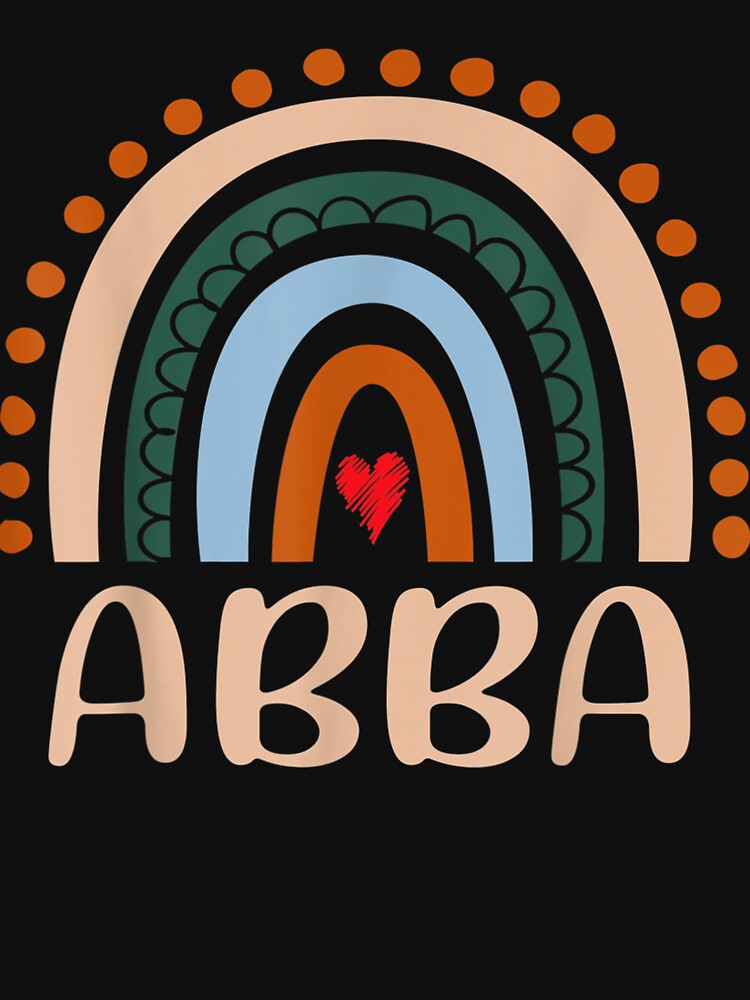 Abba Rainbow Grandma Cute Mothers Day Funny Abba by luongminhanhthu