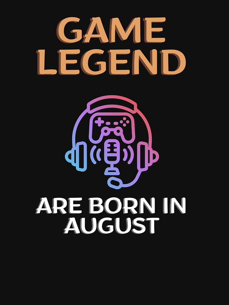 Game legend - Born in August - BW by Nemesiscrowd