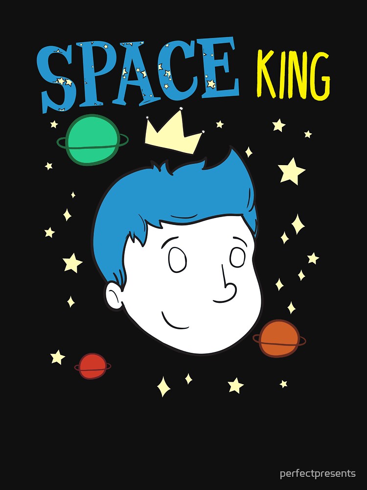 Cute Space King Exploring Outerspace Astronaut by perfectpresents