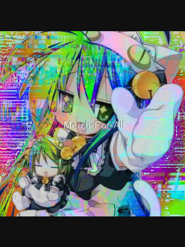 Lucky Star Animecore Glitchcore Aesthetic by Merch-For-All
