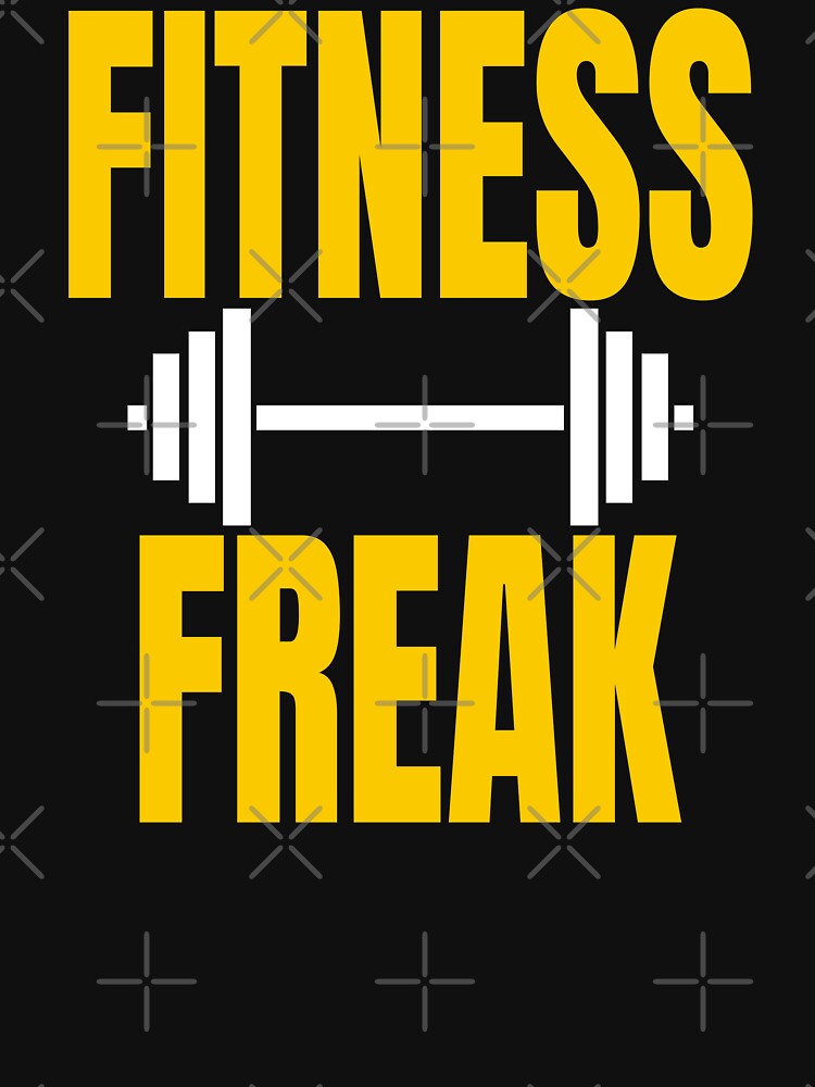 Fitness Freak - Funny fitness & Gym motivation quote by GraphicDream