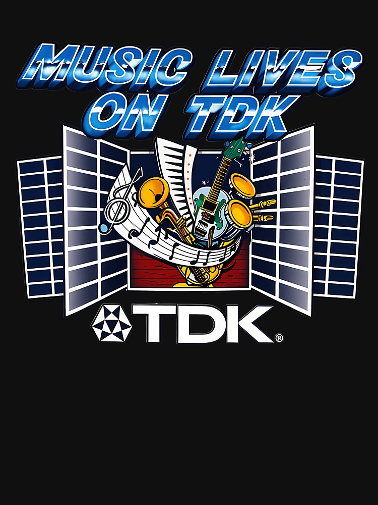 tdk music lives on retro vintage cassette tape audio by KarenReneeAcuf0