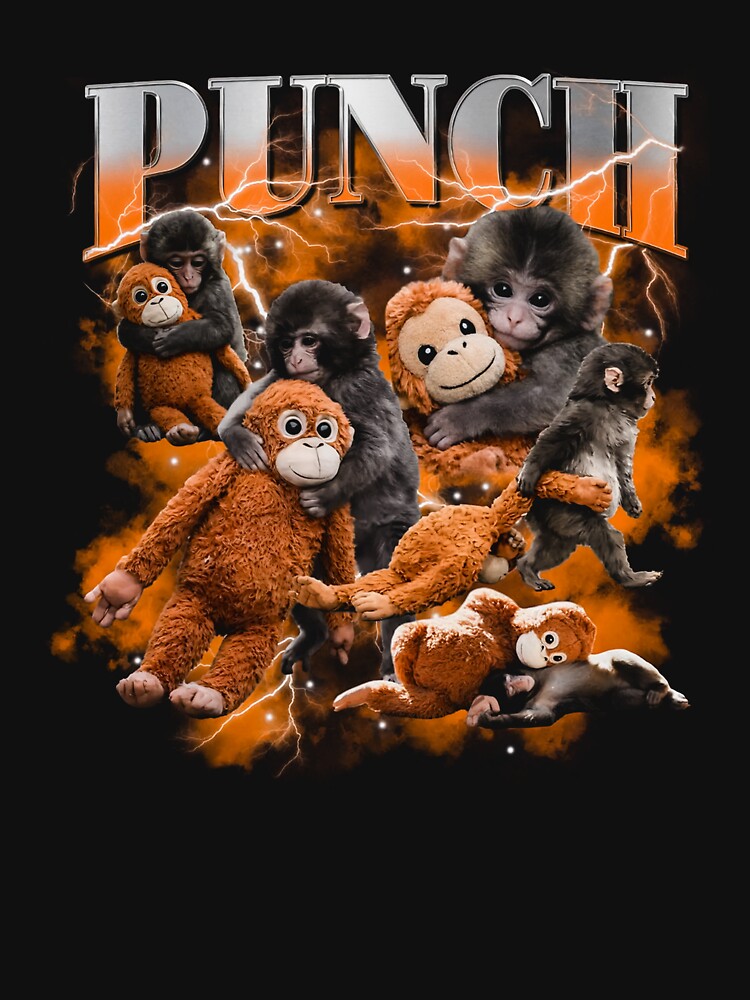 Baby Monkey Punch, Team Punch, Protect Baby Monkey Punch, Viral Baby Monkey Punch by Malosortin