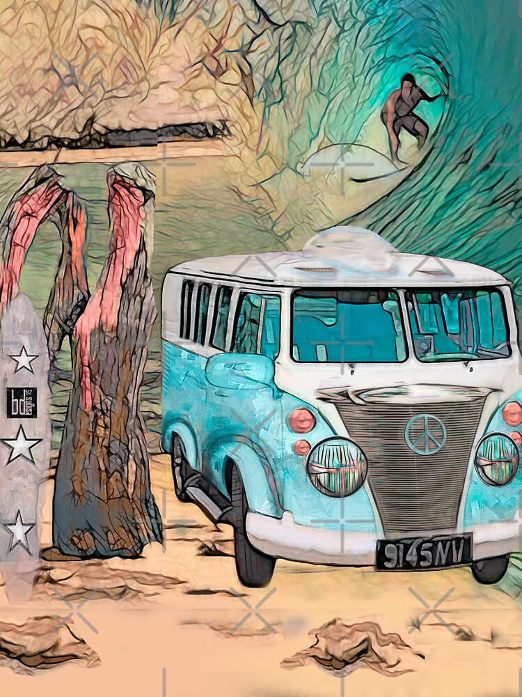 Summer waves and Surfing by bdesignsnz
