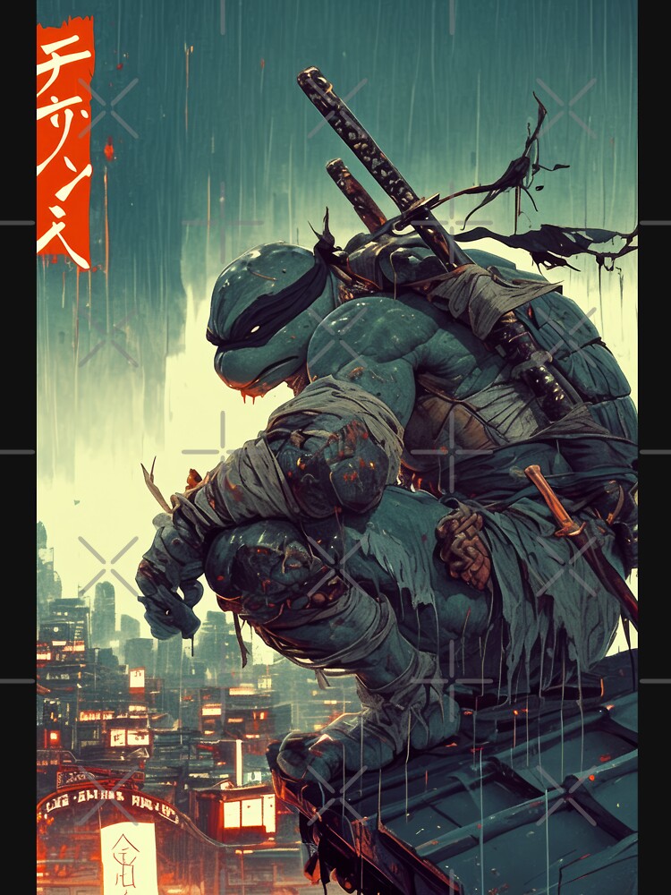 The Last Ronin Michelangelo Last Stance by AnimeArsenalPrints